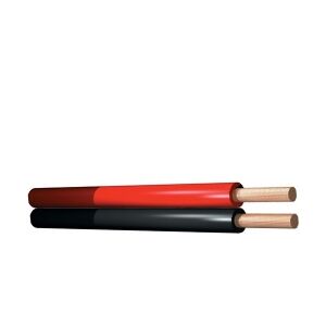 RX22 Rød&Sort Kabel 2 x 1,5mm² 100M rulle TILBUD NU kabel hjul sort rød