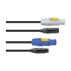 SOMMER CABLE Combi Cable DMX PowerCon/XLR 2.5m TILBUD NU