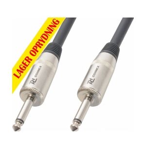 Højttalerkabel 6.3mm Jack - 6.3mm Jack / 1.5mm² 10m TILBUD højttaler kabel sort