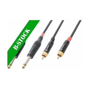 Cable 2x6.3 Mono - 2xRCA Male 3.0m 