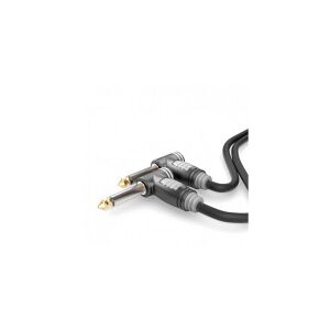 Hicon Sommer Cable HBA-6A-0150 Jack Audio Tilslutningskabel [1x Jackstik 6.3 mm (mono) - 1x Jackstik 6.3 mm (mono)] 1.50 m Sort
