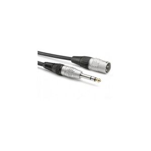 Sommer Cable HBP-XM6S-0090 Audio Adapterkabel [1x XLR-stik 3-polet - 1x Jackstik 6.3 mm (mono)] 0.90 m Sort