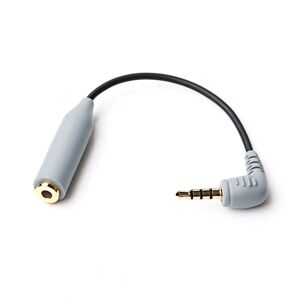 Boya Mikrofon Adapter - 3.5 Mm Trs Hun Til 3.5 Mm Trrs Han