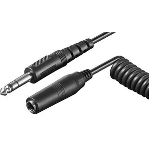 Jack 6.3 Mm Stereo Forlængerkabel - 5 M