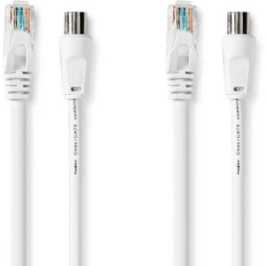 Nedis Coax & CAT6 Combi Cable   IEC (Coax) Han / RJ45 Han   IEC (Coax)