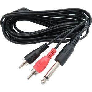 MONACOR MCA-300 jack(mono) til 2x phono-kabel 3 meter