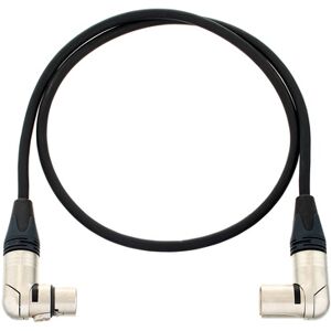 pro snake XLR Patch Angled/Angled 1m Negro