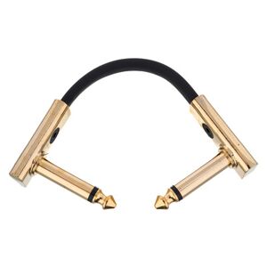 Harley Benton Pro-10 Gold Flat Patch Cable