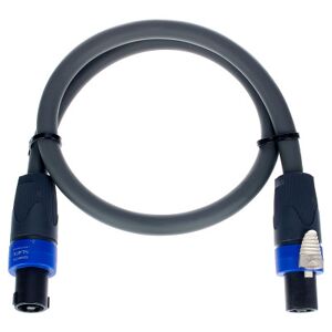 pro snake 14610 NL4 Cable 4 Pin 0,75m Gris