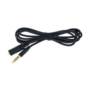 the sssnake Slim Line 4 Pin Jack 1,0m BK Negro