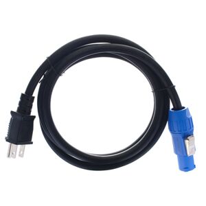 the sssnake Power Twist Cable US 1,5m Negro