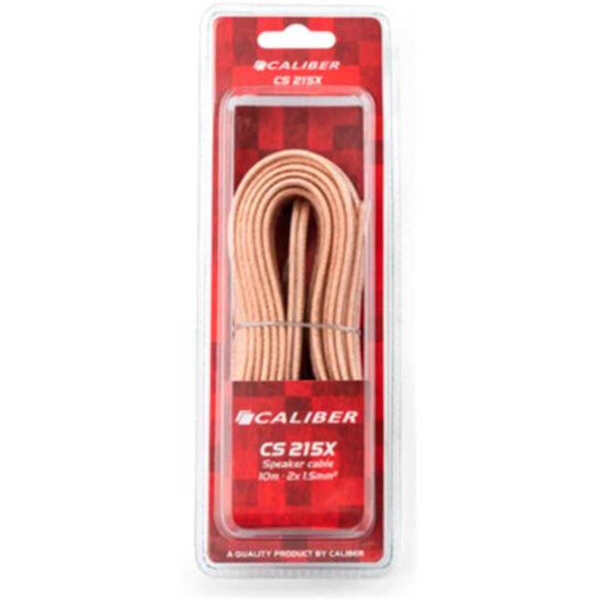 Caliber Blíster 10 m cable altavoz    2x1,5mm