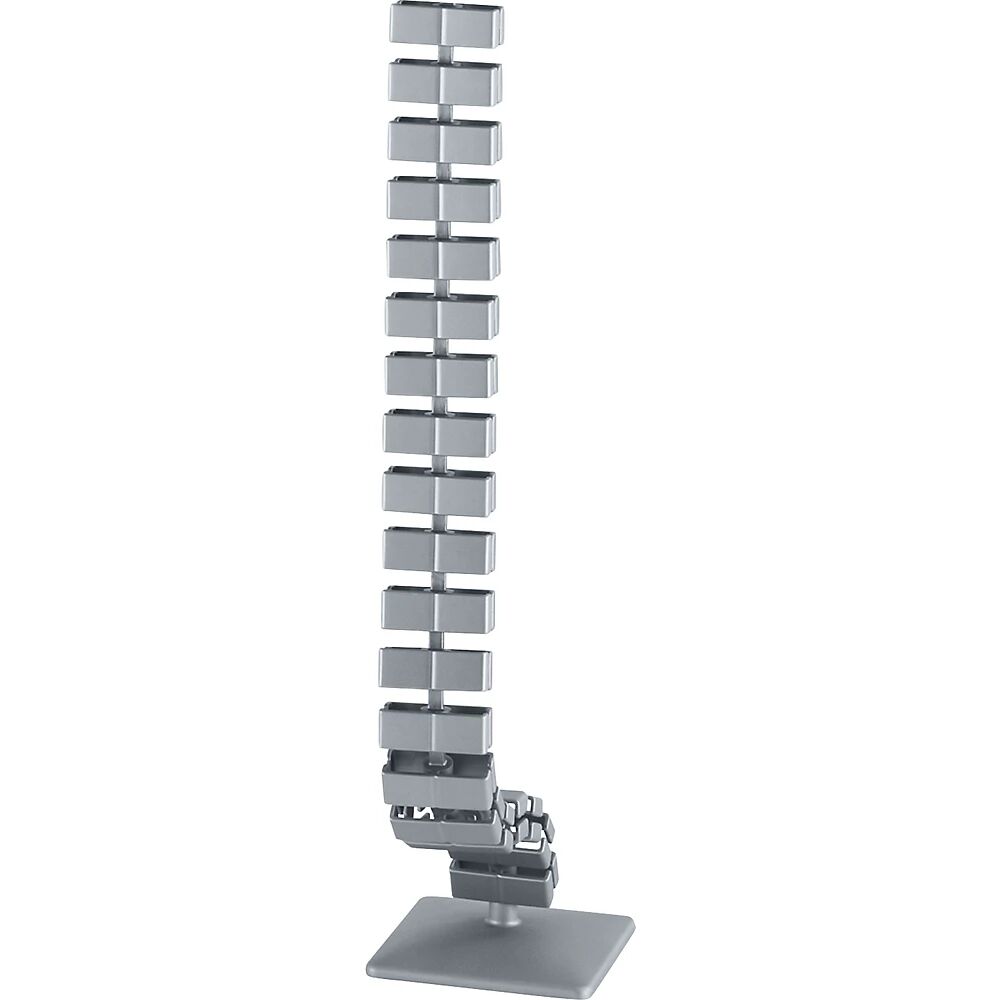 kaiserkraft Cadena para cables LEVERO, para cableado vertical, aluminio blanco