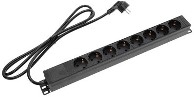 Adam Hall 87471 19" Power Strip Negro