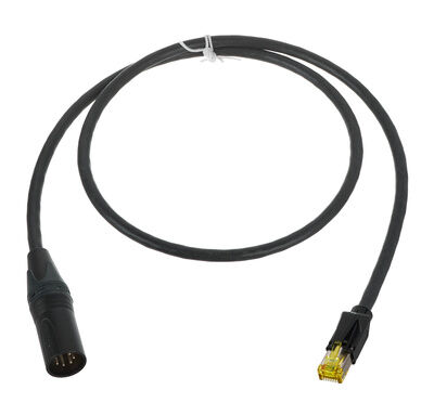 Sommer Cable CAT7 XLRm Adapter 1m black Negro