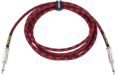 Ernie Ball Instr.Cable Braided 10ft RB Rojo