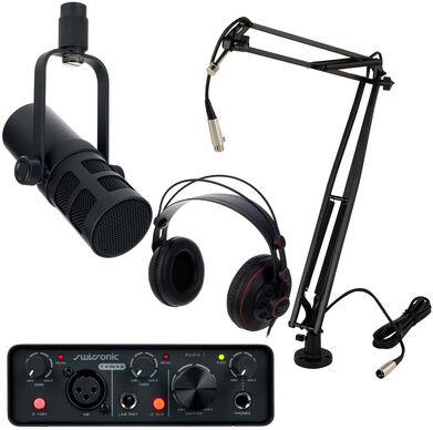 Swissonic Audio 1 Recording Bundle Negro