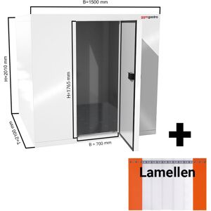 GGM GASTRO - Cellule de congélation - 1500x2100mm - 4,2m³ - Lamelles incluses