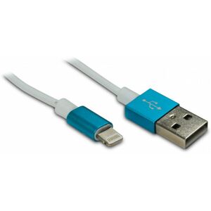 - Câble pops cable mfi /usb-a pour iPhone iPad 1 m - bleu - bleu