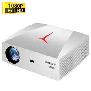 VIVIBRIGHT F40 Native 1080P White LED Light Projector 4200 Lumens