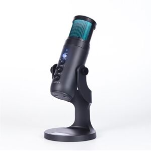 Support de microphone USB JD-950 avec éclairage RGB pour les jeux, la diffusion en direct et l'enregistrement de micro à