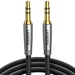 UGREEN Câble Jack 3.5mm vers 2 RCA Mâles Adaptateur RCA Jack Audio Stéréo  Compatible avec TV PC Smartphone Tablette Amplificateur Chaîne Hifi DVD  Barre de Son Home Cinéma Autoradio Enceinte (5M) 