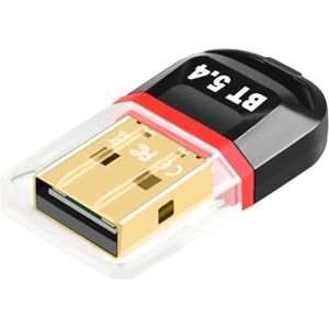 ASIEIT Adaptateur dongle USB BT 5.4 Émetteur USB Prend en Charge Windows 11/10/8.1 Émetteur et récepteur BT pour Haut-Parleur PC, Souris sans Fil, écouteurs, Clavier (Rouge) - Publicité