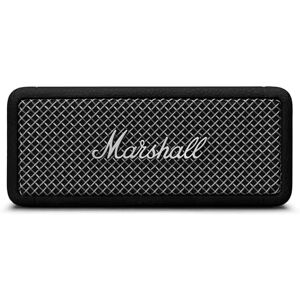 Marshall Emberton II Enceintes Bluetooth Portables, sans Fil, IP67 Résistant à la Poussière et à l'eau, Plus de 30 Heures de Lecture, Charge Rapide Noir & Acier - Publicité