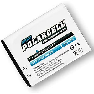 PolarCell Batterie pour AVM Fritz!Fon MT-F   M2   C4   C5 remplace la Batterie d'origine AVM 312BAT006-312BAT022-312BAT032   Motorola BD50   800 mAh Batterie de Rechange puissante   MotoFone F3 - Publicité