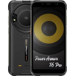 Ulefone Armor 16 Pro Android 12 Téléphone Incassable, Haut-Parleur 122dB, Batterie 9600mAh, Lampe Torche Puissante, 16MP+8MP, 4Go+64Go, 5,93" Smartphone Etanche, Emplacement pour 3 Cartes, NFC Noir - Publicité