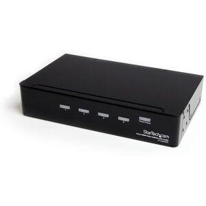 StarTech.com Répartiteur vidéo et amplificateur de signal HDMI haute vitesse à 4 ports avec audio