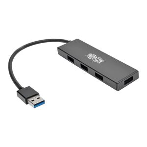 Tripp Lite U360-004-SLIM hub & concentrateur USB 3.2 Gen 1 (3.1 Gen 1) Type-A 5000 Mbit/s Noir