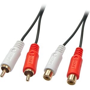 Lindy 35674 câble audio 10 m 2 x RCA Noir