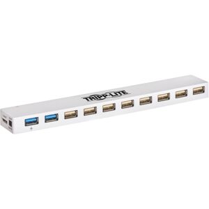 Tripp Lite U360-010C-2X3 hub & concentrateur USB 3.2 Gen 1 (3.1 Gen 1) Micro-B 5000 Mbit/s Blanc Bleucanard