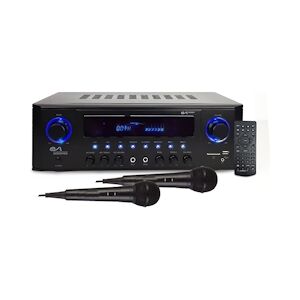 Amplificateur HIFI - Evidence Acoustics EA-5160-BT - STEREO 5.1 KARAOKE 2x50W + 3x20W - Entrée USB SD AUX DVD FM + 2 Micros