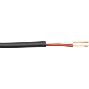 DAP-Audio SPC-225 Câble enceinte pour scène 2 x 2,5 mm, 100 m sur bobine, gaine noire - Câbles pour haut-parleurs
