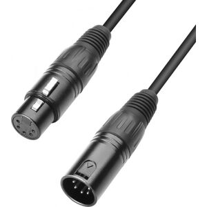 Adam Hall Cables 3 STAR DGH 0600 - Câble DMX XLR mâle 5 points vers XLR femelle 5 points 6 m - Câbles XLR 5 pol
