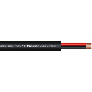 SOMMER CABLE Câble haut-parleur 2x2,5 100m bk FRNC - Câbles pour haut-parleurs