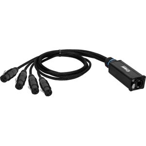 Adam Hall Cables 4 STAR CATBOX XF3 - Audio & DMX, Adaptateur AES/EBU de Cat XLR 3-Pol femelle - Câbles DMX