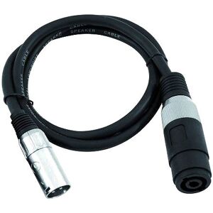 OMNITRONIC Cable adaptateur haut-parleur(F)/XLR(M) 1m bk - Cables Adaptateurs