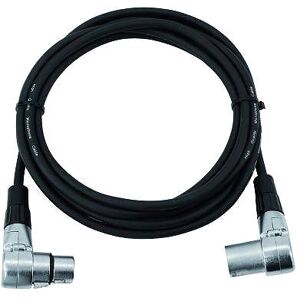 OMNITRONIC câble XLR 3pin 3m 90° bk - Câbles DMX