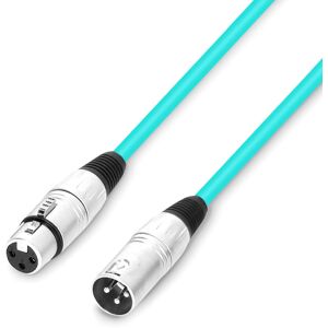 Adam Hall Cables 3 STAR MMF 0050 GRN - Câble microphone XLR femelle vers XLR mâle 0,5m vert - Câbles pour microphones
