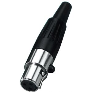 MONACOR XLR-307/J XLR mâles et femelles mini, 3 pôles - Connecteur XLR 3 pol.