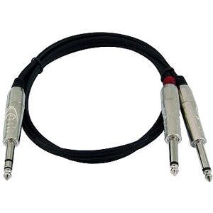 OMNITRONIC Cable adaptateur Jack/2xJack 3m - Cables Adaptateurs