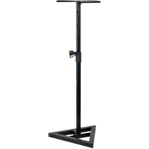 Showgear Monitor Speaker Stand Acier 760 - 1 320 mm, charge max. 15 kg - Pieds pour enceintes