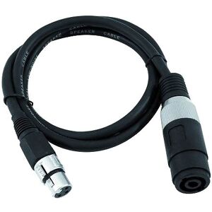 OMNITRONIC Cable adaptateur haut-parleur(F)/XLR(F) 1m bk - Cables Adaptateurs