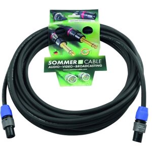 SOMMER CABLE Câble d'enceinte Speakon 2x4 15m bk - Câbles Speakon