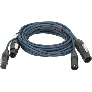 DAP-Audio FP-13 Hybrid Cable - powerCON TRUE1 & 3-pin XLR - DMX / Power DMX et alimentation - 6 m - Câbles hybrides