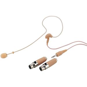 MONACOR HSE-70A/SK Microphone oreillette miniature tres leger - Casques o casques audio