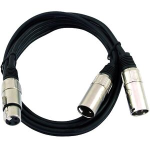 OMNITRONIC Câble adaptateur XLR(F)/2xXLR(M) 3m bk - Câbles Adaptateurs